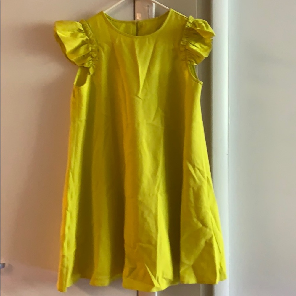 Neon yellow dress